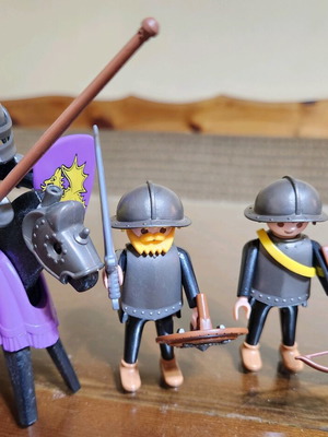 Playmobil 3669 Knight with Squires used, vintage