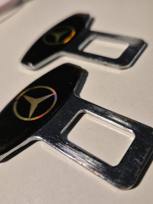 Αντάπτορες κλιπ ζώνης ασφαλείας Mercedes μεταχειρισμένοι, σετ 2 τεμαχίων