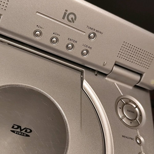 IQ DVD-370TV Portable DVD Player used for spare parts