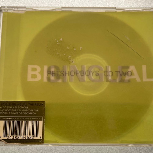 Pet Shop Boys Bilingual 4-trk CD single used, pop