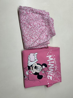 Minnie Mouse Disney pink pajama like new, up to 3 years, 98 cm