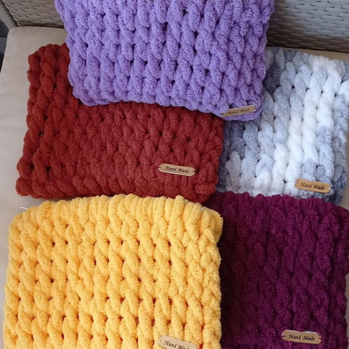Handmade Puffy Alize Cosmetic Bag Hypoallergenic