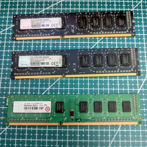 DDR3-1333 8GB RAM kit (4GBx2) with 2GB Transcend gift