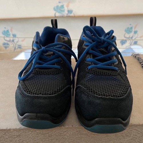 Bennon safety shoes used, size 38.5, black and blue