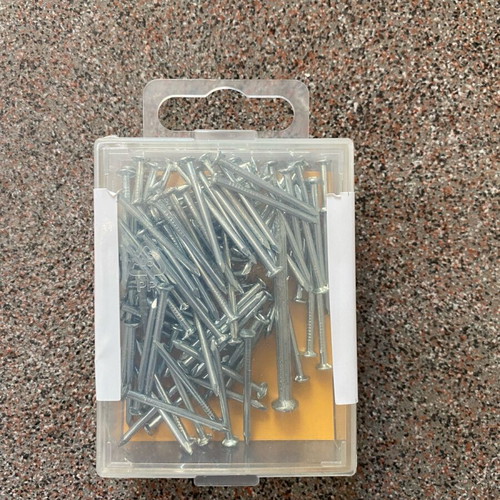 Steel nails for wall new, box of 100, 3cm length
