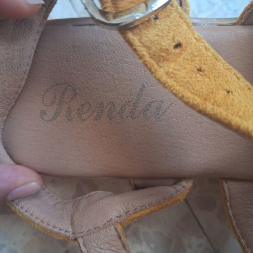 Renda Gladiator Style Sandals Platforms like new, size 38