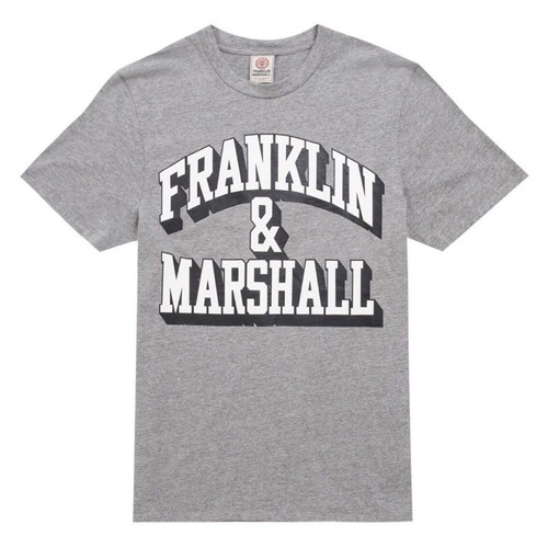 Franklin & Marshall T-shirt new men's M-L black and gray cotton