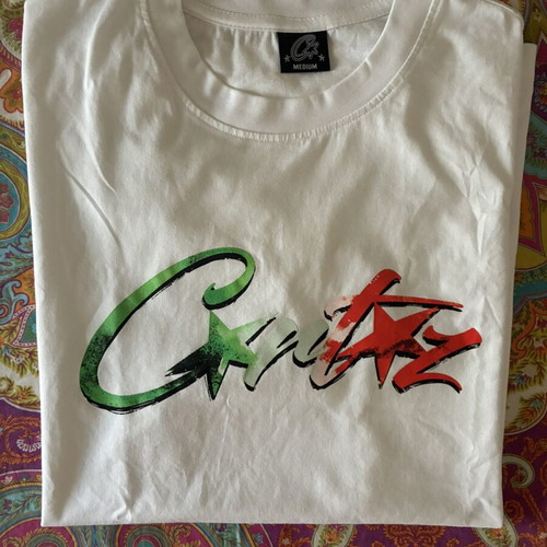 Corteiz Allstarz Italia White Tee size M like new