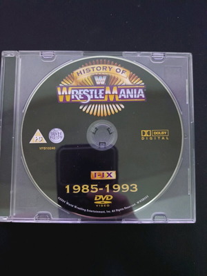 History of Wrestlemania DVD μεταχειρισμένο 1985-1993