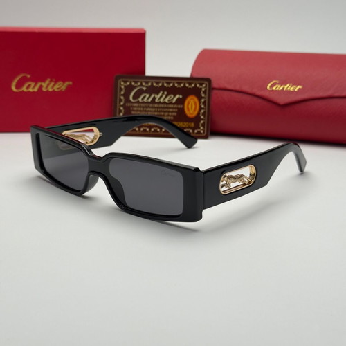 Cartier Panther Edition rectangular sunglasses new, black and white