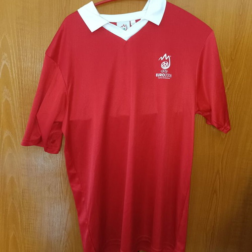 Euro 2008 jersey authentic used, Austria-Switzerland, size Medium/Large
