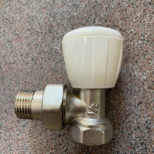 Radiator valve angle 1/2 inch new