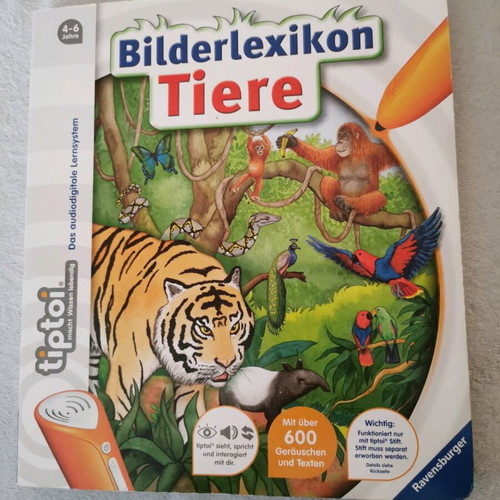 Tiptoi interactive book used, in German