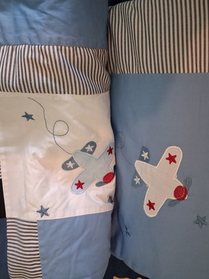 Baby bedding set with matching blanket and clothes for girl 0-12 months