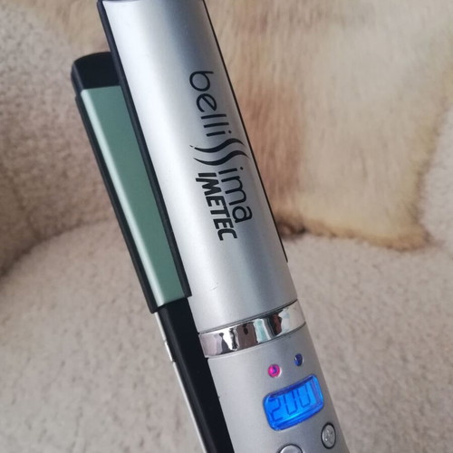 Bellissima Imetec hair straightener used