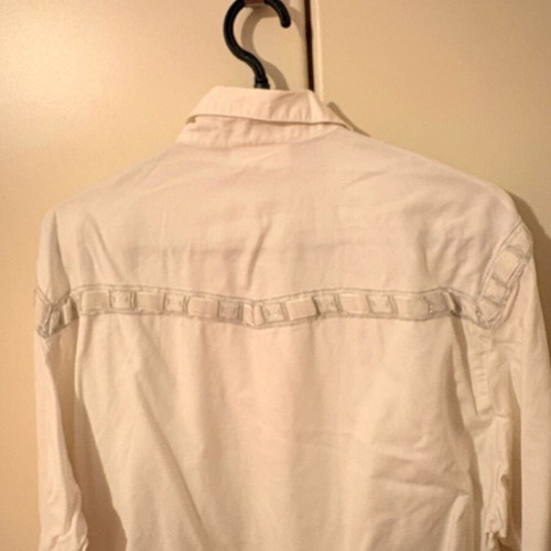 Rocco Barocco women's shirt white like new, size L