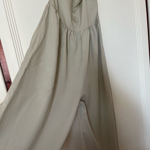 Italian wide-leg jumpsuit new, 100% tensel, soft texture