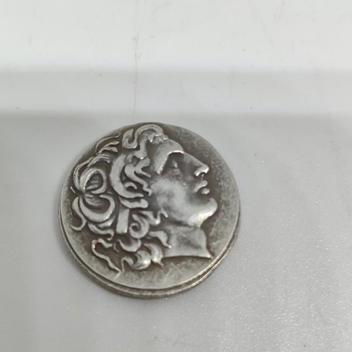 Silver Lysimachus Tetradrachm like new, ancient replica coin