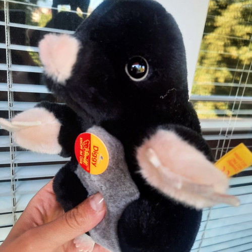 Steiff Diggy Mole Vintage Collector Plush Toy New