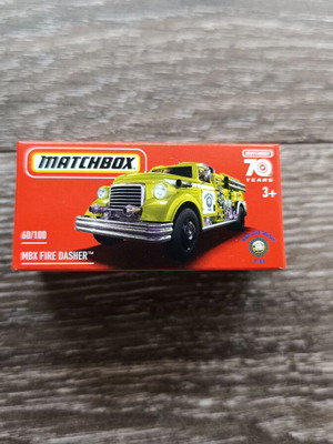 Matchbox MBX Fire Dasher toy car new, Powergrab 1/64 scale