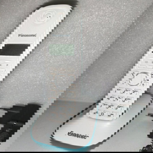 Ασύρματο τηλέφωνο Panasonic KX-TGA161EX μεταχειρισμένο, τιρκουάζ