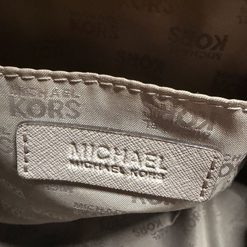 Michael Kors grey leather handbag