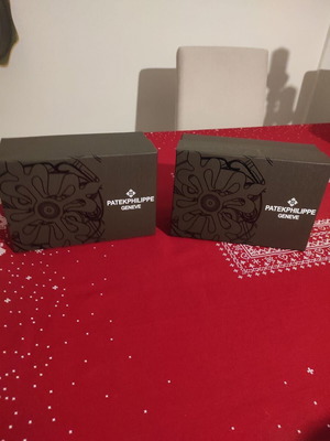 Patek Philippe collectible boxes new, set of 2 wooden