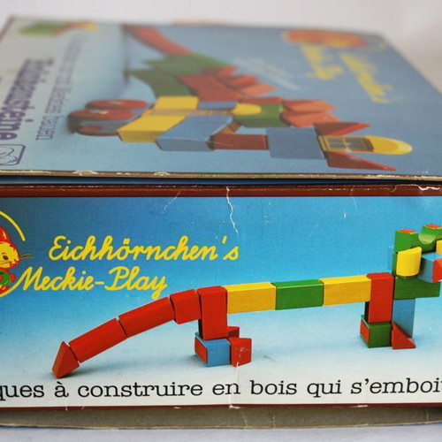 Eichhorn wooden sticky blocks new, vintage 80's West Germany