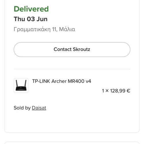 Tp-link Archer M400 V4 router (modem) like new with SIM card