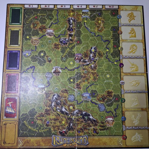 Runebound 2nd Edition board game used