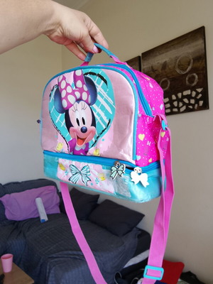 Ισοθερμικό τσαντάκι φαγητού Minnie Mouse με δύο θήκες