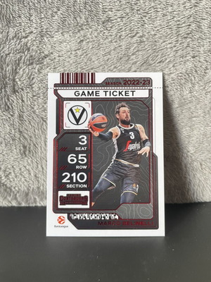 Marco Belinelli Game Ticket Red Contenders 2025/26 Euroleague Panini like new
