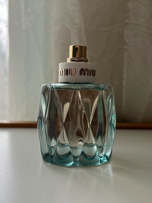 Miu Miu L’Eau Bleue perfume 50 ml like new for women