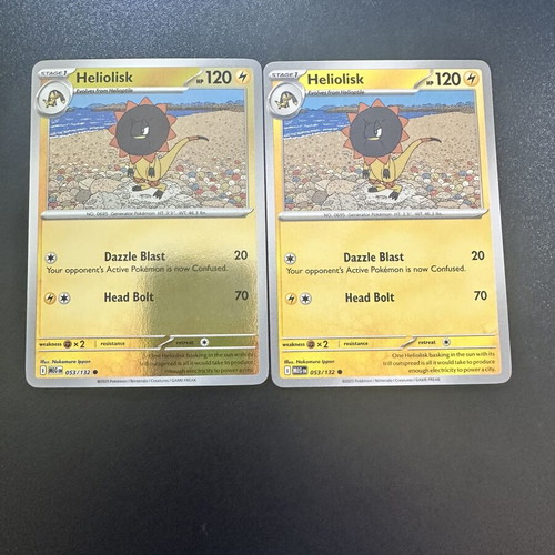 Heliolisk 053/132 Mega Evolution Pokemon card