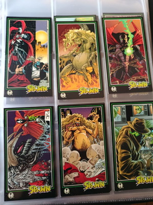 Spawn 1995 Wildstorm collectible cards set of 6 like new