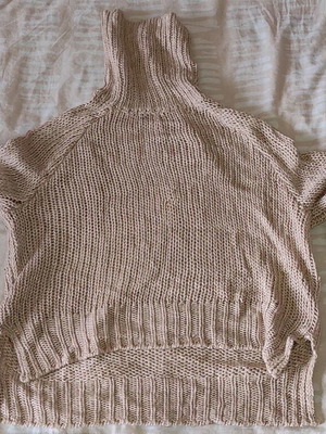 Beige blouse used, size S