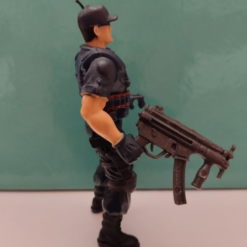 Police Force vs Bad Guys Chap Mei figure used with accessories