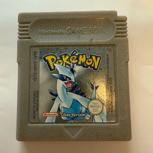Pokémon Silver used for Game Boy Advance with case
