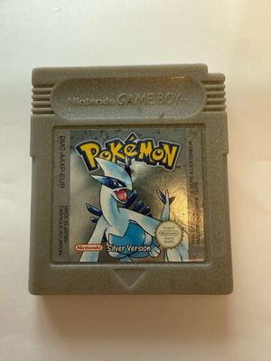 Pokémon Silver употребявана за Game Boy Advance с калъф