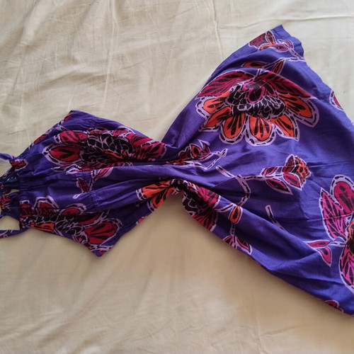 GAP Kids XL floral cotton dress, purple