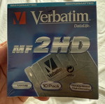 Δισκέτες Verbatim floppy disc 3.5” HD σαν καινούργιες, πακέτο 10