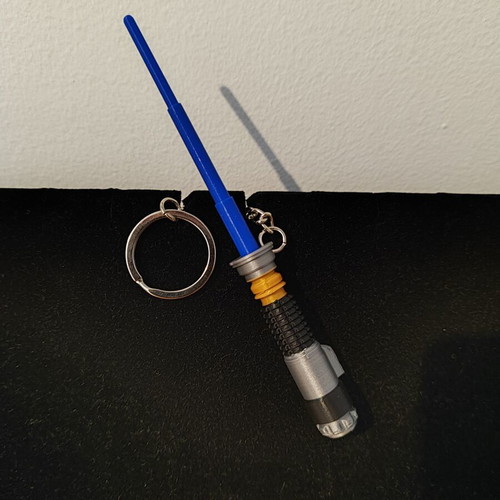 Retractable Lightsaber Keychain new