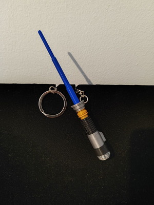 Retractable Lightsaber Keychain new