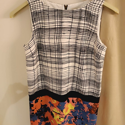 Loft 70's short dress like new, multicolor, size S