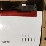 Fritz box 7590 ελαφρώς μεταχειρισμένο με όλα τα παρελκόμενα
