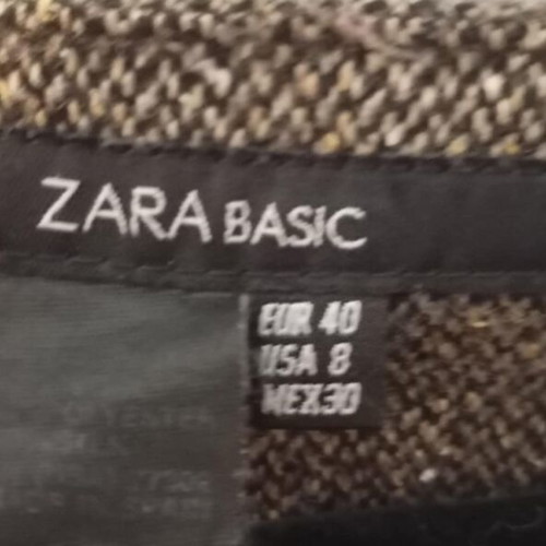 Wool pants Zara brown like new, size S 36 8