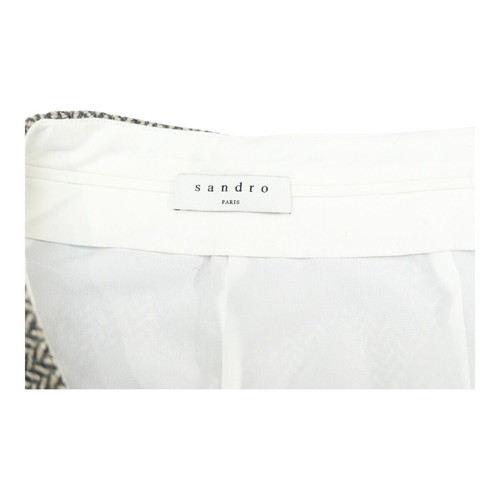 Sandro gray woolen shorts with sequins size 34 used