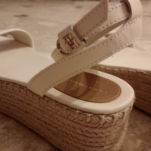 Tommy Hilfiger espadrilles like new, size 40, white beige