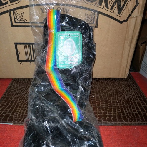 Wig for costume black, new, 100% natural material