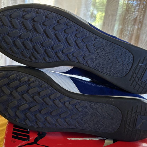 Puma Grit Cat Co Vintage Motorsport Boots, EU 46, Blue
